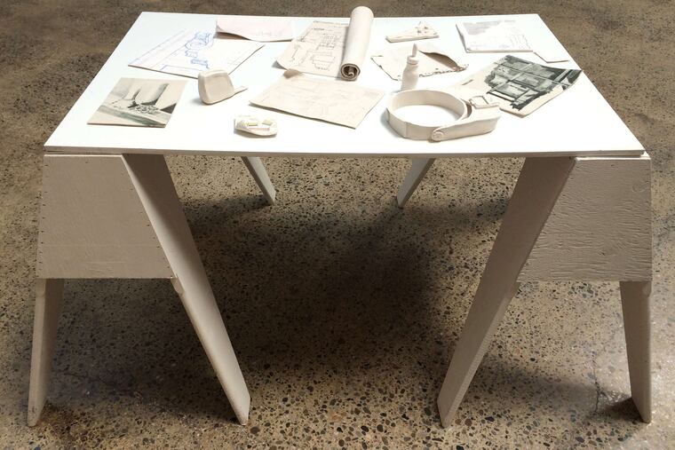 "Liquid Architecture" (2016) by Jacintha Clark, among 68 artists chosen for the juried exhibition