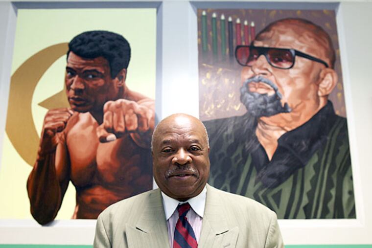 Dr. Walter Palmer, founder and chairman of the board of the Walter D. Palmer Leadership Learning Charter School on North 6th Street in Philadelphia. ( Juliette Lynch / Photographer )