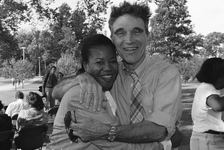 The psychiatrist Robert Coles with Ruby Bridges in 1995. Coles interviewed Bridges — who, as a child, helped desegregate Louisiana schools — as part of a series of projects that opened new vistas on issues as varied as race relations and moral reasoning. Coles died on June 4.