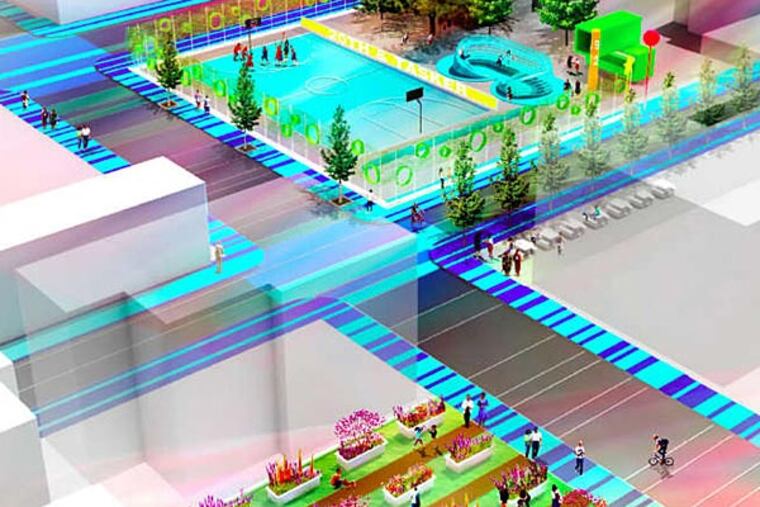 Ralph Brooks Tot Lot , in Point Breeze, will get an eco-friendly makeover, including an updated basketball court and a rain garden.