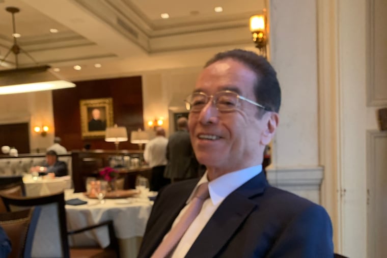 Isami Wada, former chairman of Sekisui House, a Japan-based multinational homebuilder, at the Union League club in Philadelphia, July 2019. Wada and other critics of the company are seeking to oust the current managers.