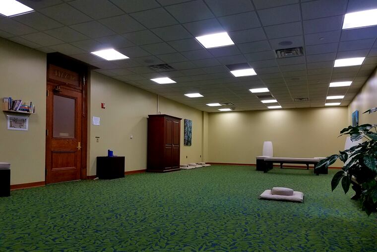 The Pennsylvania Senate's little-known meditation/yoga room in the state Capitol. Paula Knudsen/The Caucus