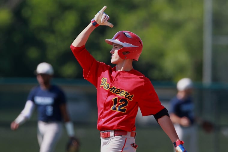 Richard Lugo tripled in Frankford's 10-0 win against Franklin Towne Charter on Monday.