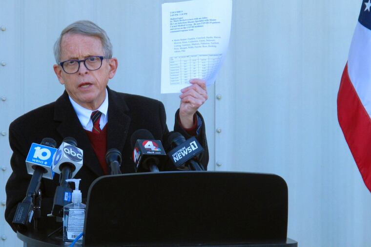 Ohio Gov. Mike DeWine.