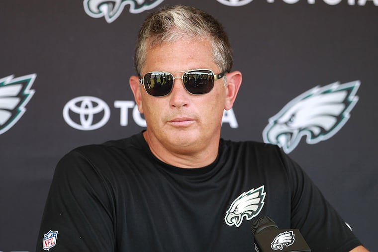 Eagles defensive coordinator Jim Schwartz.