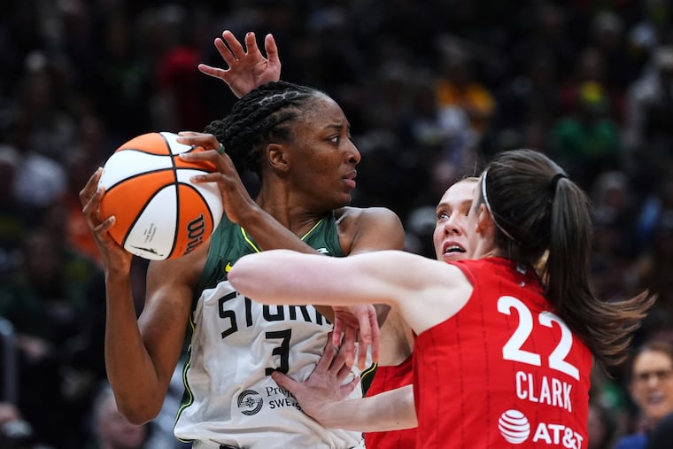 Seattle Storm forward Nneka Ogwumike (left), the WNBPA president, is leading negotiations for a new collective bargaining agreement.