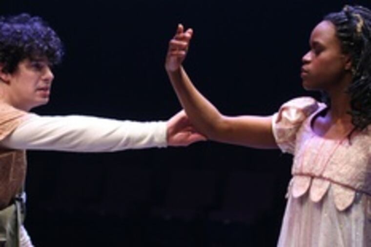 The Arden Theatre's "Sleeping Beauty" offered an unexpected racial mix in its main roles: Nako Adodoadji played the beauty, David Raphaely her prince.