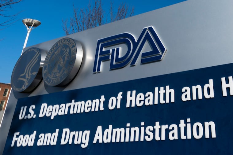 A sign for the Food and Drug Administration is displayed outside their offices in Silver Spring, Md., on Dec. 10, 2020.