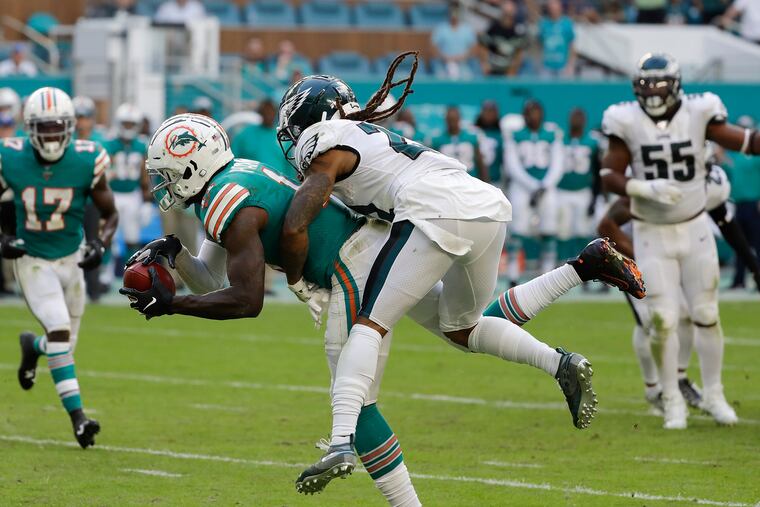 “I felt horrible,” Ronald Darby said after the Eagles' 37-31 loss to the Miami Dolphins. “It was one of my worst performances.”