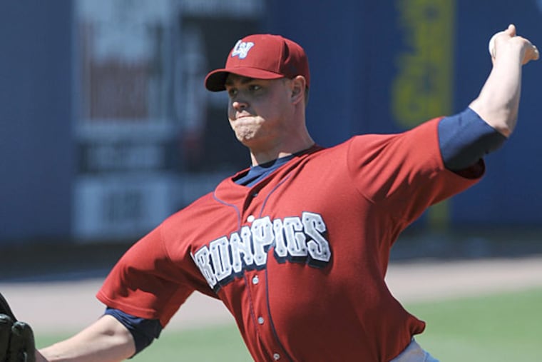 IronPigs relief pitcher Jeremy Horst. (Photo by Digital Photographic Inc.)