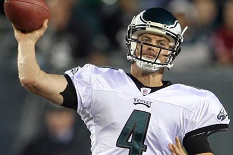 Kevin Kolb says that his changing role has not affected his game. (Yong Kim / Staff Photographer)