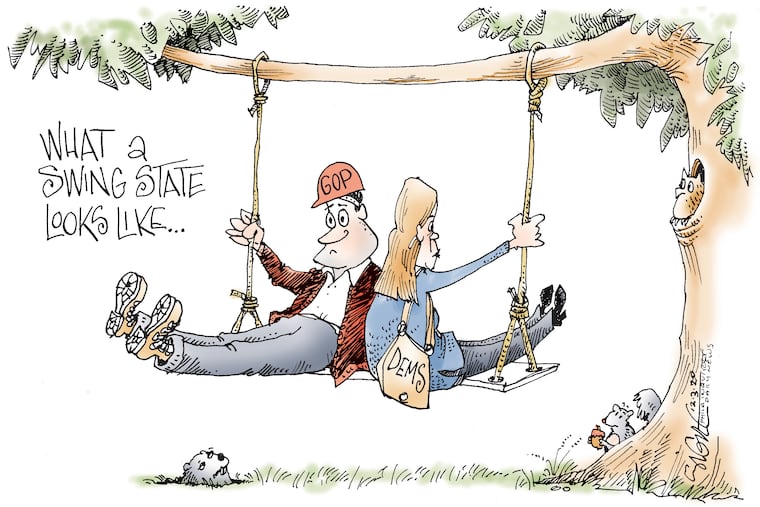 Swing states swinging.