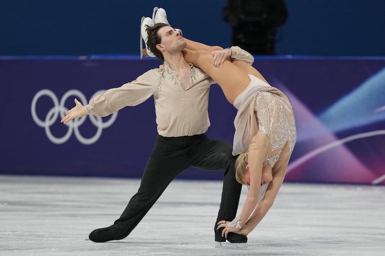 Phebe Bekker and James Hernandez of Great Britain competed in February in the free dance at the Winter Olympics, in Milan, Italy.