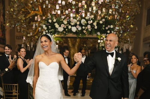 Cory Booker wedding joy