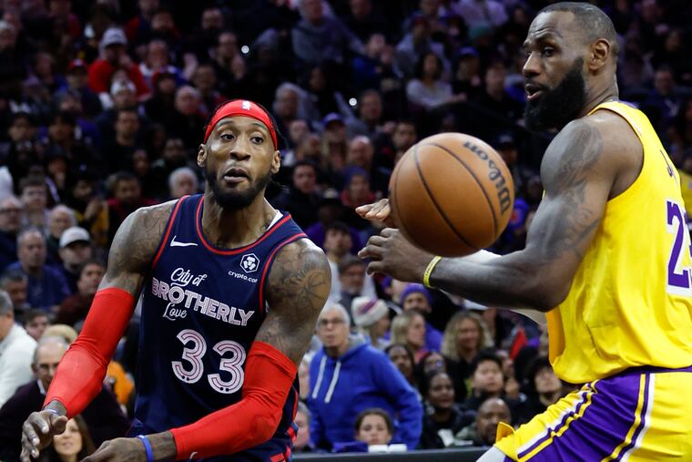 Robert Covington and the Sixers have been the league's best at deflections this season.