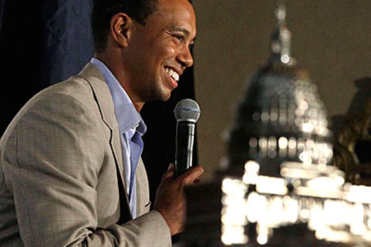 Tiger Woods has missed a cut and twice finished 40th since his win at Bay Hill. (Patrick Semansky/AP)