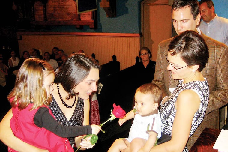 Baby Dedication at First Unitarian Church of Philadelphia.