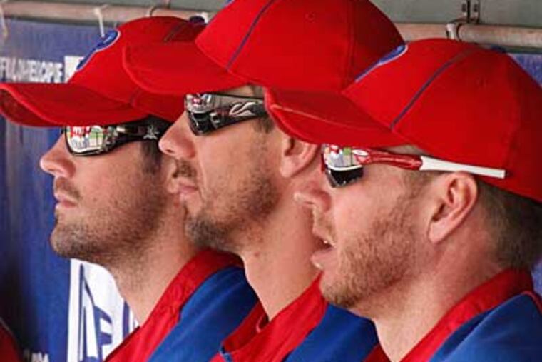 Phillies starters threw 1,064 2/3 innings in 2011, most in the majors. (AP Photo / Gene J. Puskar)