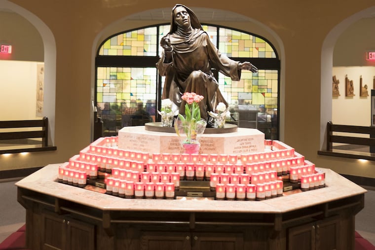 The National Shrine of Saint Rita of Cascia at St. Rita's Church, Broad and Ellsworth in South Philadelphia. The church is hoping to remain viable by building a visitor center on an adjacent vacant lot. (Ed Hille / Staff Photographer)