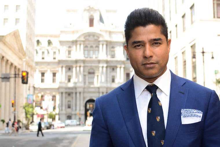 Ajay Raju, chairman and CEO at law firm Dilworth Paxson. Raju says he’s raising tens of milllions to invest in start-ups in Philadelphia and other cities.