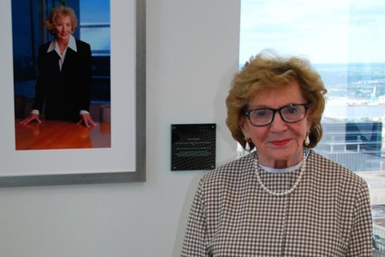 Ballard Spahr named a conference room in honor of Ms. Roomberg in 2017.