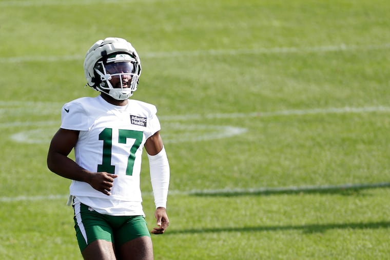 New York Jets cornerback Kris Boyd during training camp in July.