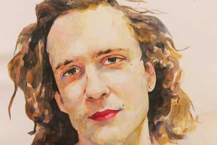 "Jo," a watercolor by Emily Smith Satis.