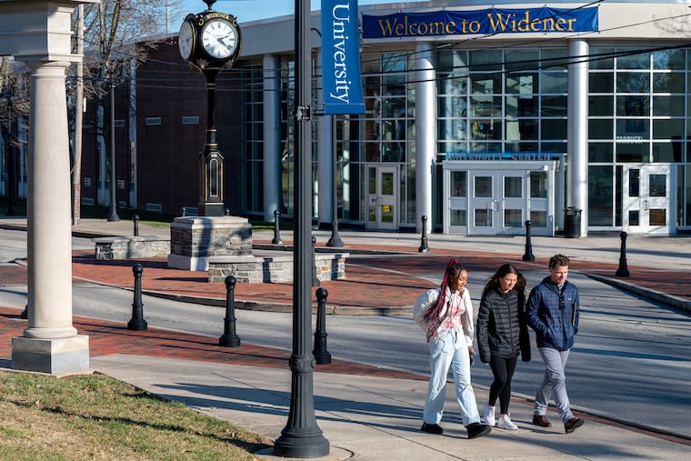 Widener University in Chester.