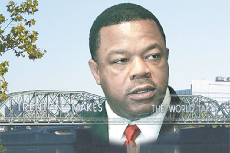 Trenton Mayor Tony Mack. (Photo illustration: Martin Griff/The Times & John Sherlock/Daily News)