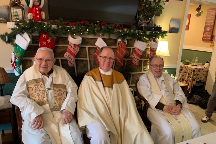 Msgr. Joseph Murray (left) had much in common with his brothers, Thomas (center) and Ignatius, also monsignors.