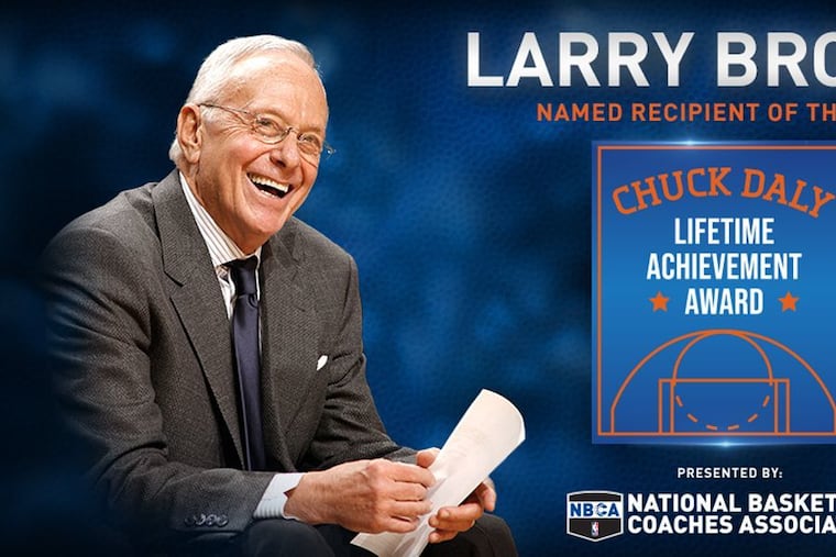 Larry Brown guided the Sixers to the 2001 NBA Finals.