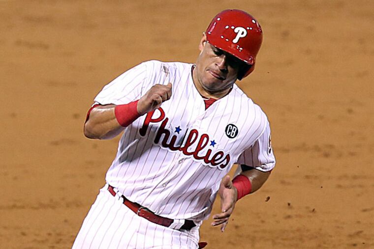 Phillies catcher Carlos Ruiz. (Bill Streicher/USA TODAY Sports)