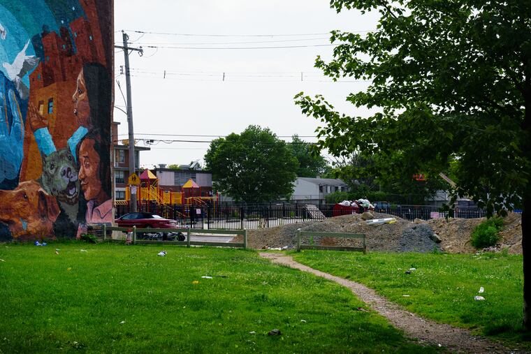 A view near the intersection of 22nd and Dauphin Streets, where Tyrone Sturgis was killed in 2013.