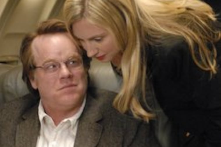 Philip Seymour Hoffman, Hope Davis in the epically ambitious if leaden "Synecdoche, New York."