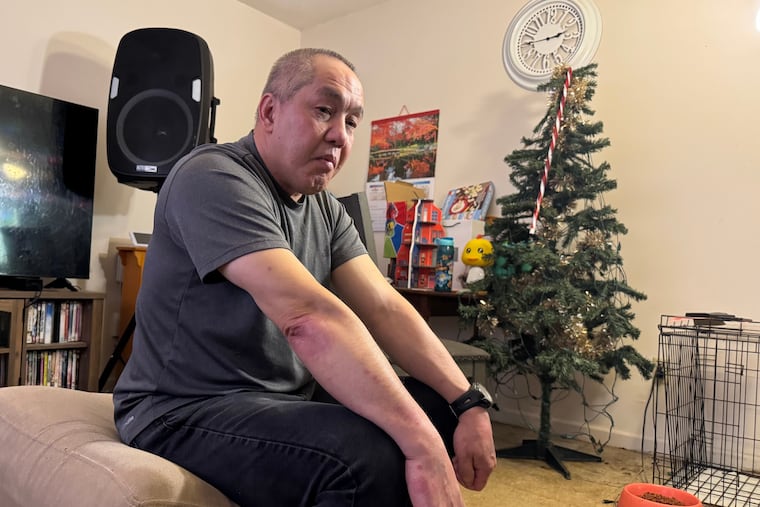 ChongLy "Scott" Thao, a U.S. citizen, at his home in St. Paul, Minn., on Jan. 19, the day after federal agents broke open his door and detained him without a warrant.