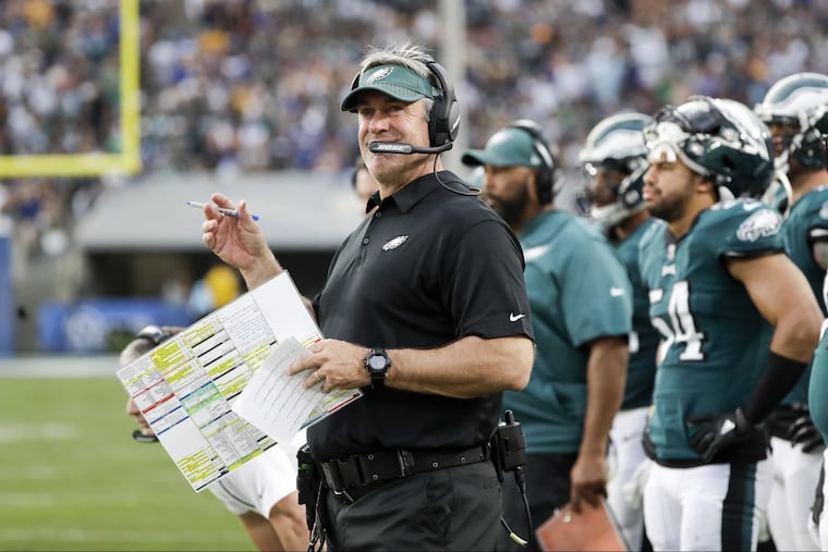 Doug Pederson, coaching against the Rams on Dec. 10.