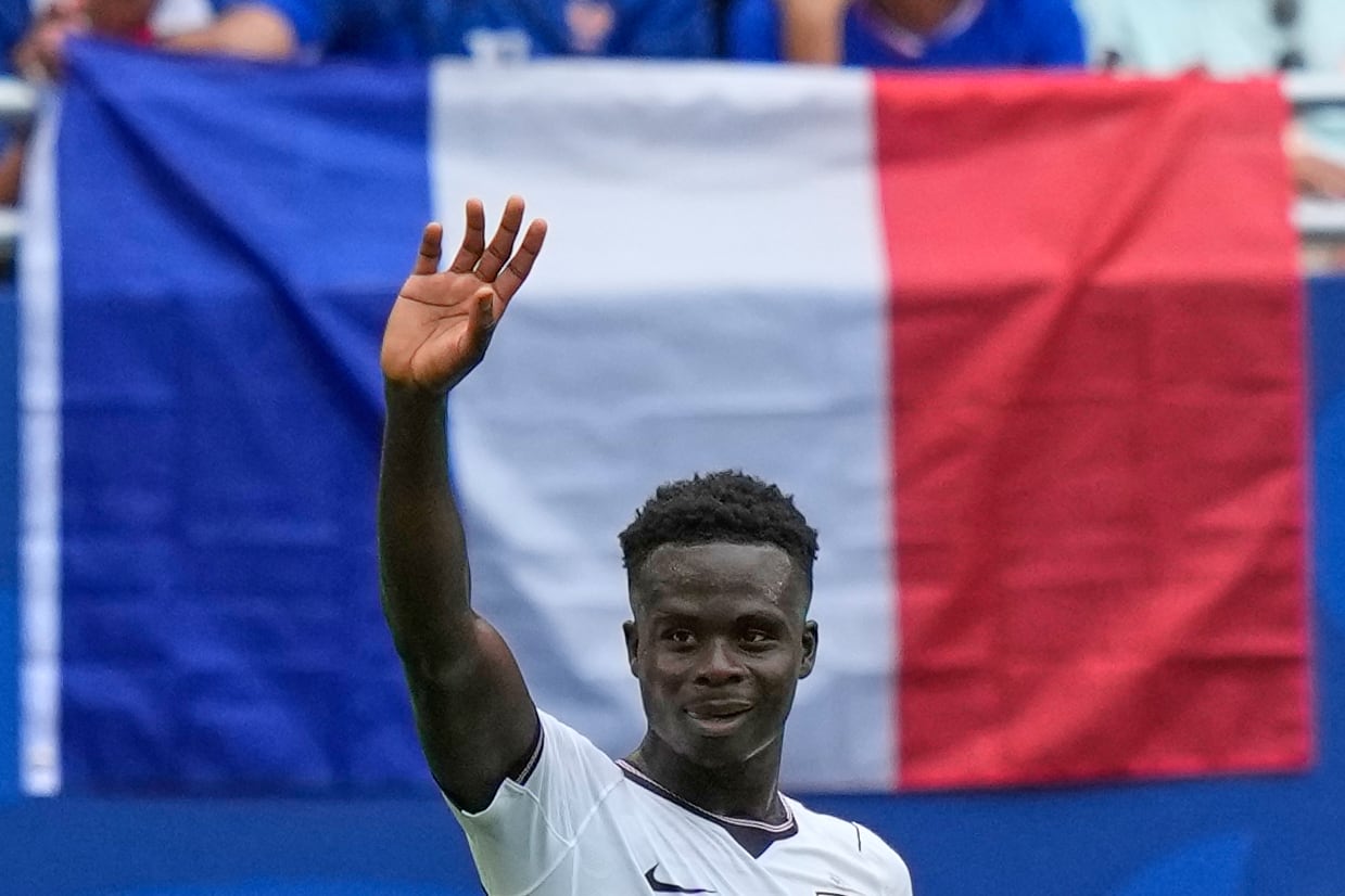Saka's hat trick carries England past France 6-4 in World Cup third-place thriller