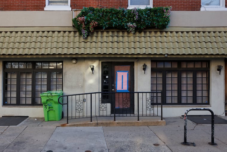 Michelin-recommended restaurant Roxanne, 607 S. Second St., with a covered up “Cease Operations” notice from Department of Licenses and Inspections on its front door. Taken Wednesday, April 22, 2026.