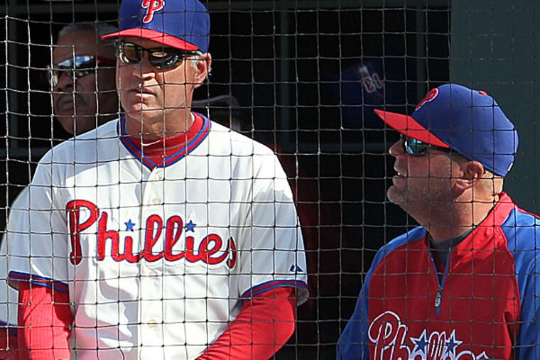 Phillies manager Ryne Sandberg. (Yong Kim/Staff Photographer)