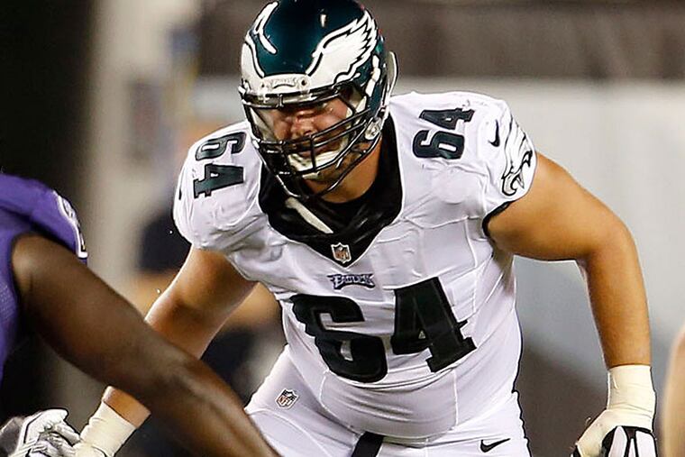 The Eagles' Matt Tobin.