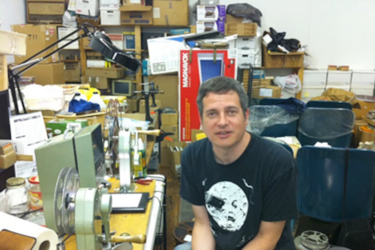 This Friday, Jay Schwartz, founder of Secret Cinema, will show the 1937 film of the exhumation of eccentric Philadelphia widow Henrietta Garrett. (Ronnie Polaneczky / Staff)