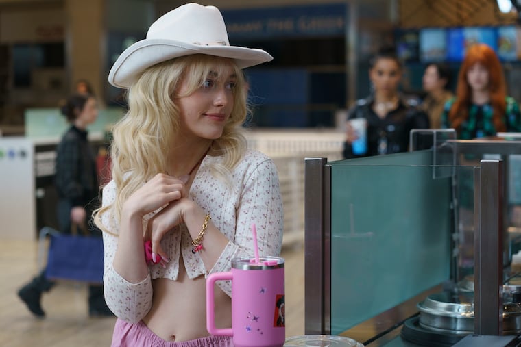 Philadelphia-born actor Victoria Pedretti as Cherry in the 2026 film 'Forbidden Fruits,' in theaters now.