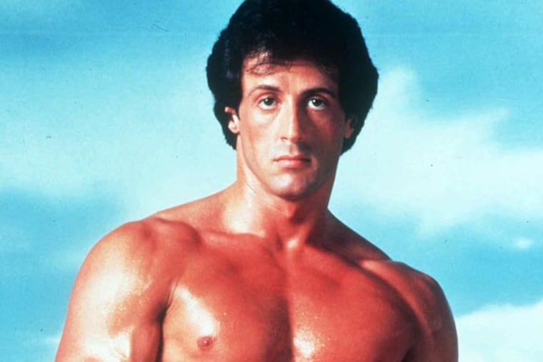 This undated publicity image originally released by United Artists shows Sylvester Stallone posing in character as Rocky Balboa in the boxing film, "Rocky." It's been a knock-out in Germany. Now Stallone hopes a musical based on his beloved boxing film ìRockyî will also be a hit on Broadway. Producers say they hope to get ìRockyî up and punching at the Winter Garden by February following a successful debut in Hamburg last fall. Based on the Oscar-winning 1976 film, the musical features a score by ìRagtimeî veterans Stephen Flaherty and Lynn Ahrens, and a story by Thomas Meehan, who wrote ìThe Producersî and ìHairspray.î (AP Photo/United Artists)