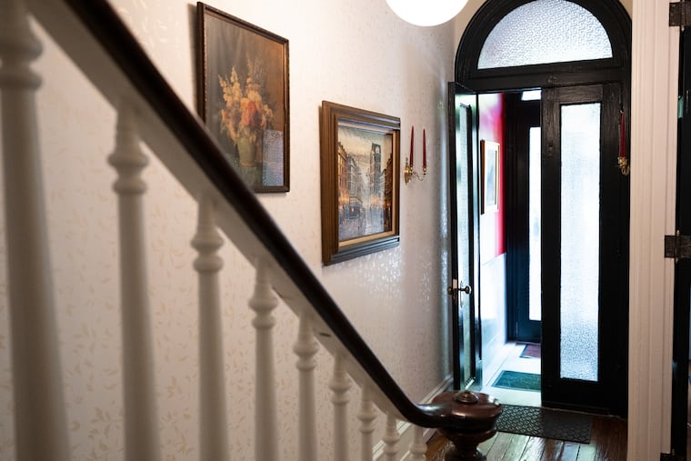 Homeowner Charlotte Burns appreciated that the home's prior owners kept historical details like moldings intact.