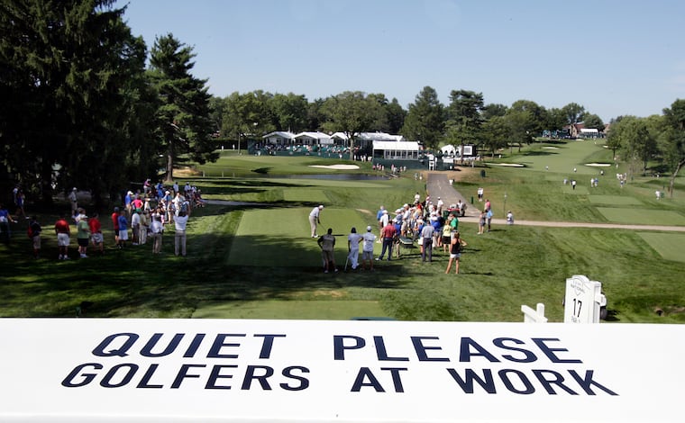 Golf will be taking place from nearly sunrise to sunset at Aronimink, especially on the first two days of the PGA Championship.