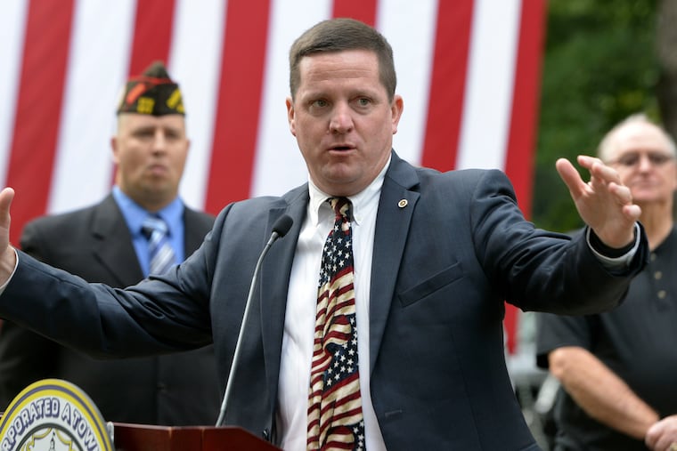 Bennett Walsh, superintendent of the Soldiers' Home in Holyoke, shown speaking at a 9/11 ceremony in West Springfield, Mass.