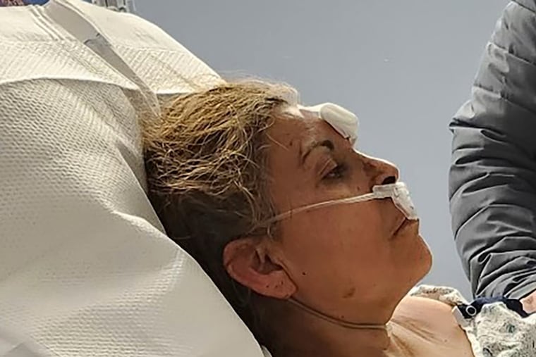 Patricia Borges at Reading Hospital in West Reading, Pa., earlier this week.