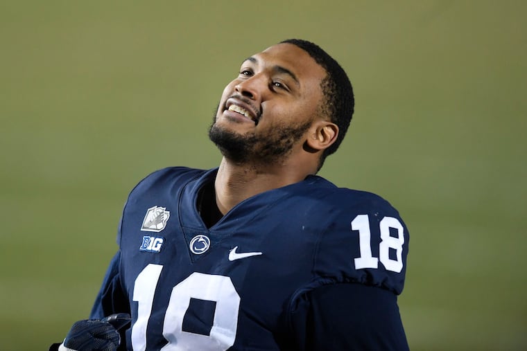 Penn State defensive end Shaka Toney put up some fine test numbers during the program's annual Pro Day.