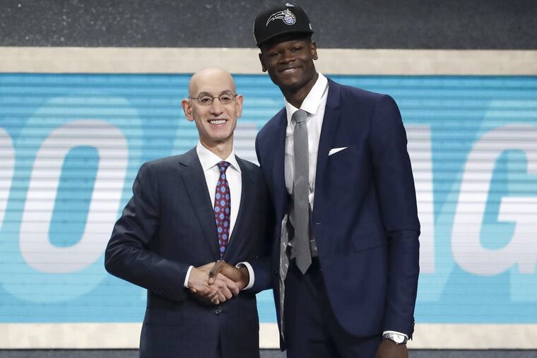 Mo Bamba, a Westtown School product, was the first Philadelphia-area player to come off the board in the NBA draft, but not the last.