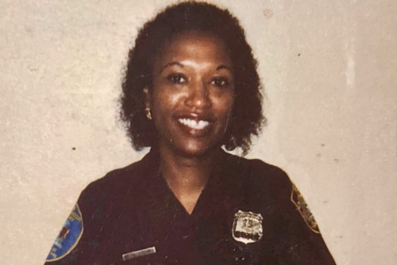 Rhoda Thomas, the first Black woman in the Camden Police Department ...